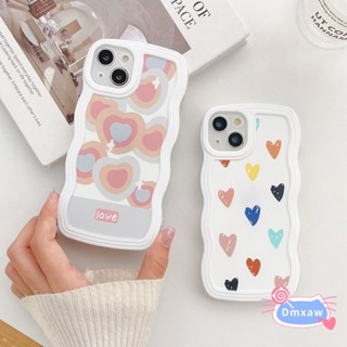 เคสโทรศัพท์มือถือ แบบนิ่ม ลายหัวใจ หน้ายิ้ม สีสันสดใส สําหรับ OPPO Reno 8 7 5 4 3 Pro Plus 6 5G F11 F9 R17 R15