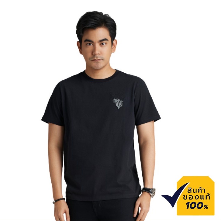 Mc Jeans เสื้อยืด  Mc x J Lone Wolf สีดำ รุ่น MTSZ668เสื้อยืดอินเทรนด์_05
