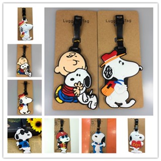 ป้ายแท็กกระเป๋าเดินทาง ลายการ์ตูน Snoopy