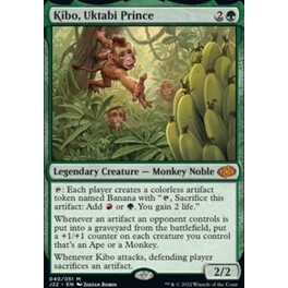 Kibo, Uktabi Prince การ์ด Magic The Gathering ของแท้จากชุด Jumpstart 2022