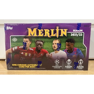 พร้อมส่ง !!! 2021-22 Topps UEFA Champions League Merlin Hobby Box