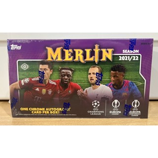 พร้อมส่ง !!! 2021-22 Topps UEFA Champions League Merlin Hobby Box