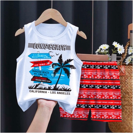 ผ้าห่อเดี่ยว RELAXED BEACH / KE89 ผ้าปักลายฝรั่งเศส