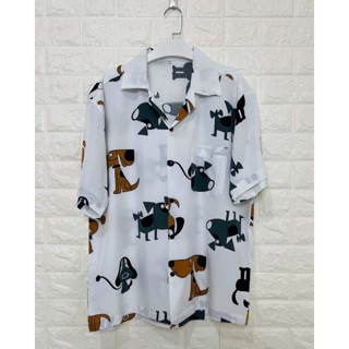 💥เสื้อฮาวายไซส์ใหญ่ ผ้าไหมอิตาลี รอบอก 44-56นิ้ว พร้อมส่ง💯💯