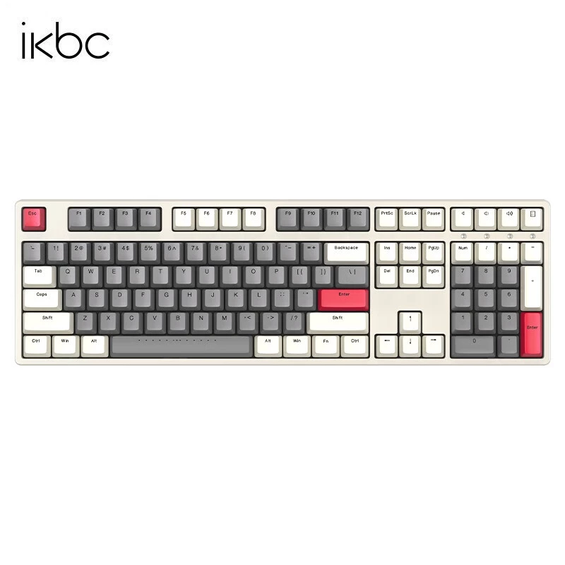 ikbc Time Grey คีย์บอร์ดไร้สาย Mechanical Keyboard Cherry Switch