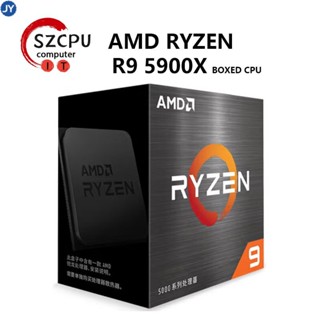 【พร้อมส่ง】โปรเซสเซอร์ Cpu amd Ryzen 9 5900x R9 5900x 3.7 GHz 12-core 24 เกลียว 7nm L3 = 64m 100-000000061 ใหม่ ซ็อกเก็ต AM4 แต่ไม่มีพัดลม