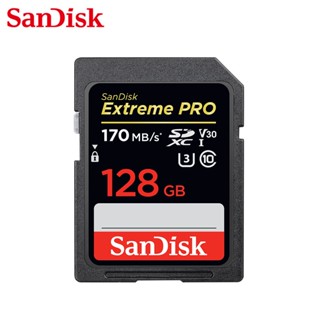 Sandisk Extreme Pro การ์ดหน่วยความจํา SD 128GB 64GB SDHC SDXC UHS-I Class 10 95M/S 32GB รองรับ U3 4K สําหรับกล้องดิจิทัล