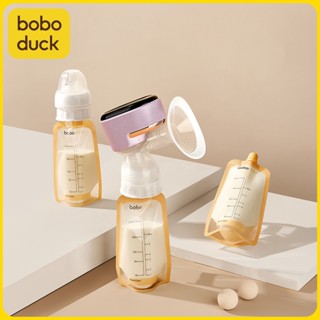 Boboduck ถุงเก็บน้ํานมแม่ ดูดโดยตรง สามารถเชื่อมต่อกับเครื่องปั๊มนมได้ (F5201)