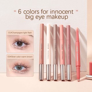 Double-head NOVO Eye Shadow Pencil Matte Pearlescent Waterproof Eye-shadow Stick Long Lasting Shimmer Eye Shadow Pencil Makeup Tools