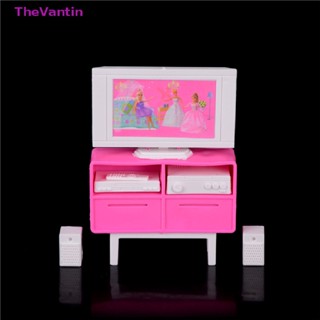 Thevantin ขาตั้งทีวีพลาสติก สําหรับบ้านตุ๊กตา 1 ชุด