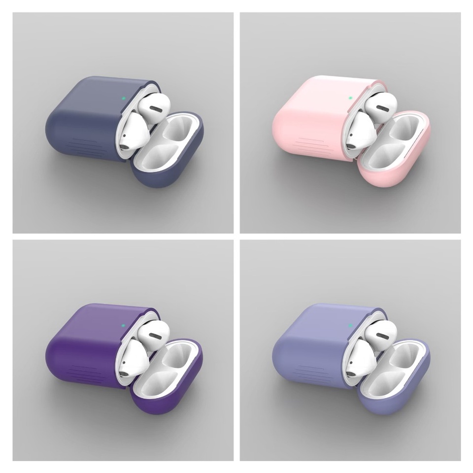 🚚⚡เคสแอร์พอด For Airpods Gen 1 / 2 มีห่วง เคสซิลิโคน ยางทำจากซิลิคอน ป้องกันการกระแทก เคสหูฟังไร้สาย เคสแอร์พอต1/2 - รูปที่ 7
