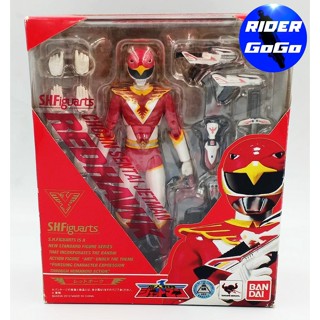 โมเดลฟิกเกอร์เรดฮอว์ก ตัวเอกจากเรื่องขบวนการเจ็ทแมน S.H.Figuarts Jetman Red Hawk สภาพสวยใหม่ของแท้จากประเทศญี่ปุ่น