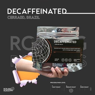 Rolling Roasters เมล็ดกาแฟคั่วกลาง BRAZIL DECAFFEINATED ขนาด 200g