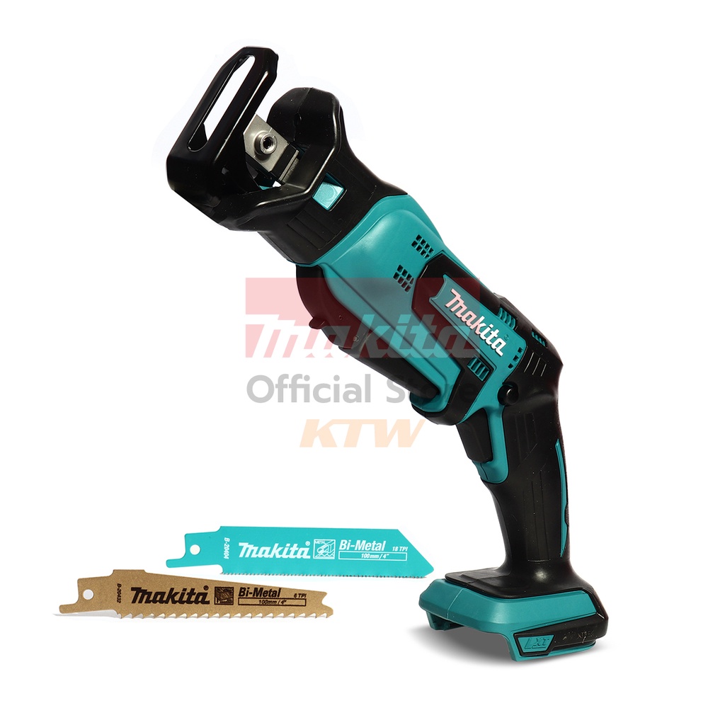 MAKITA เลื่อยชักไร้สาย 18 โวลต์ รุ่น DJR185Z ความยาวช่วงชัก 1/2 นิ้ว ไม่รวมแบตเตอรี่-แท่นชาร์จ (มากี