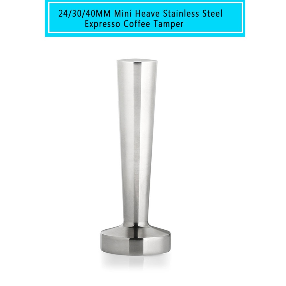 24/30/40mm Mini Expresso Tamper Stainless Steel Heavy Base Coffee Bean