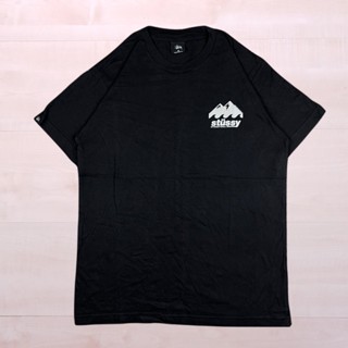 เสื้อยืด ลาย Stussy MOUNTAIN สีดํา