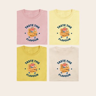 Taste the flavour เสื้อยืด T-shirt Unisex Cotton 100%