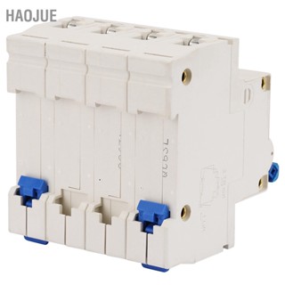 HaoJue การป้องกันไฟรั่ว DZ47‑63 4P เบรกเกอร์กระแสไฟตกค้าง 400V/63A สวิตช์ลม