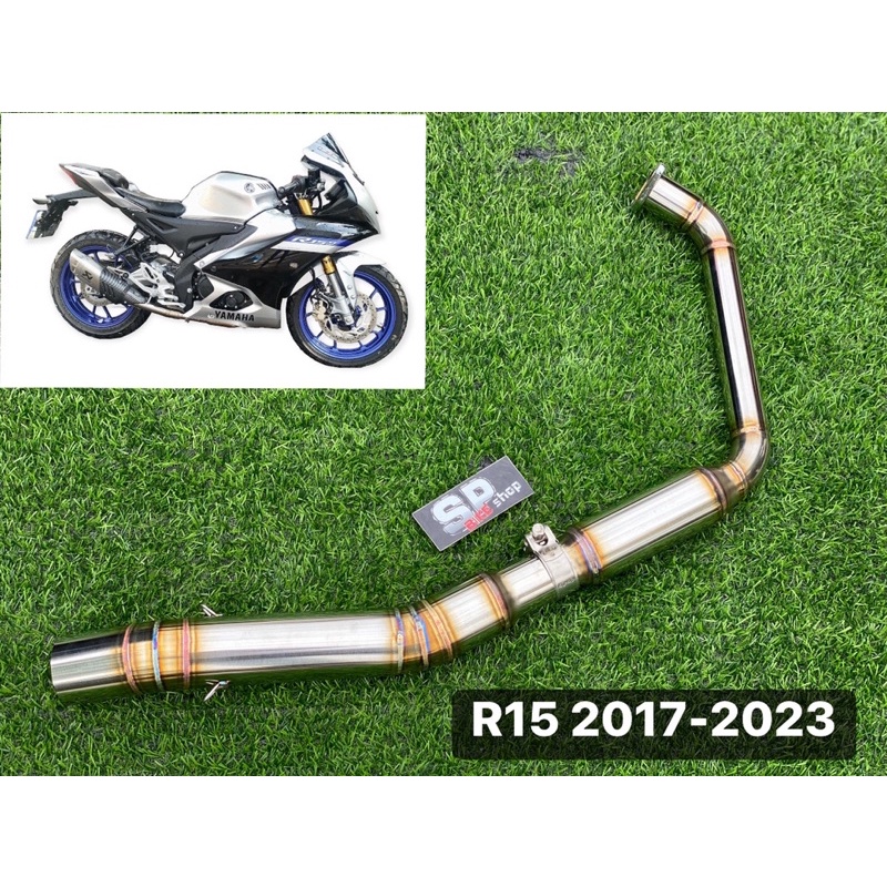 คอท่อR15 mt15 xsr155 2017-2024 mslaz