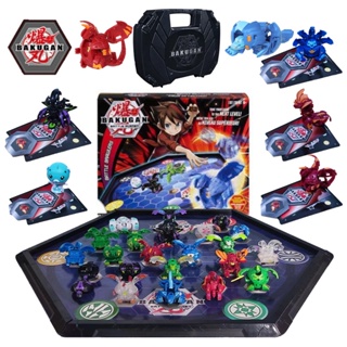 【ของแท้】กล่องเก็บของเล่น การ์ดเกม Bakugan Battle Arena Stadium สําหรับเด็กผู้ชาย