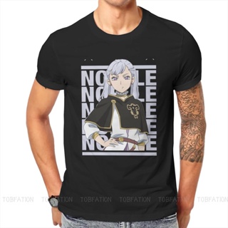 Black Clover Anime Noelle Silva Tshirt Classic Men Alternative Teenager Clothes Tops Plus Size Cotton O-Neck T Shir_01