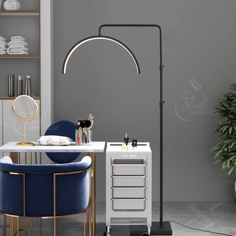 โคมไฟ ไฟLED 40W ทำเล็บ ปรับความสูงได้ ตัวโคมไฟหมุนได้360 ไม่ร้อนหน้า โคมไฟสักคิ้ว โคมไฟต่อขนตา