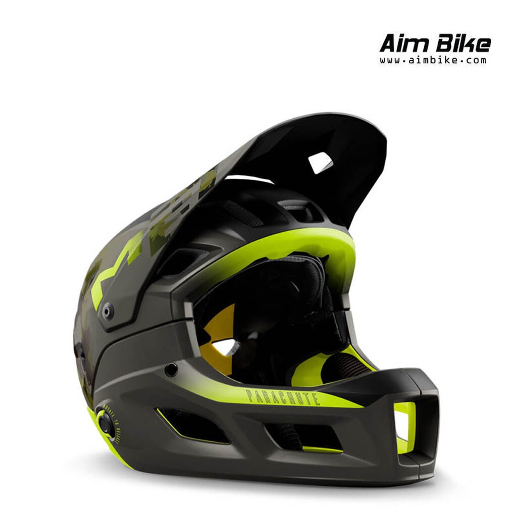 หมวกจักรยานเสือภูเขาเต็มใบ MET : Parachute MCR Convertible Full-Face Helmet MIPS