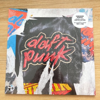แผ่นเสียง Daft Punk - "Homework" Remixes 2 x Vinyl, LP, Compilation, Limited Edition, แผ่นเสียงมือหนึ่ง ซีล