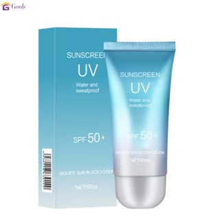 ครีมกันแดดนมวัว ครีมแยกความงาม ครีมกันแดดหน้า กันแดด ครีมกันแดดครีม Uv Spf50+ กันเหงื่อ  กันน้ำ แท้ครีมกันแดด【Goob】