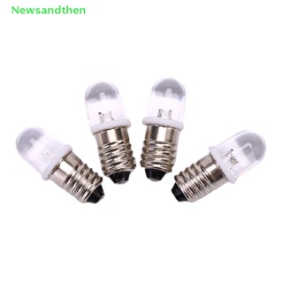 Newsandthen หลอดไฟ Led E10 DC 3V 4.5V 5 ชิ้น