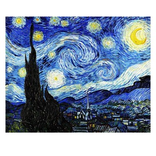 [ASols] ภาพวาดเพชร DIY ภาพวาดปักครอสสติตช์ รูป Van Gogh แฮนด์เมด Diy สําหรับเด็ก