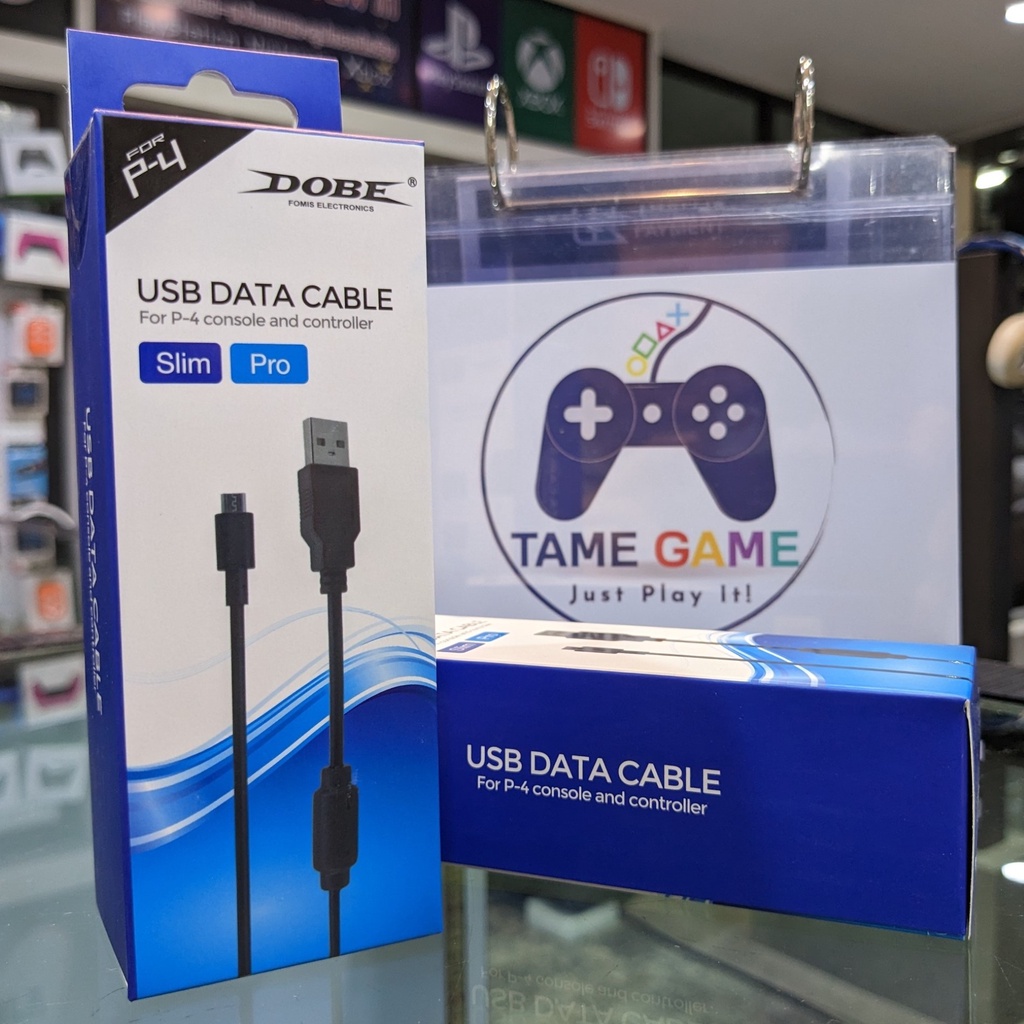 สายชาร์จจอย PS4 / Xbox One ยาว 2เมตร (สายจอย PS4, สายจอย PS4 สาย Micro USB Dobe USB Data Cable)