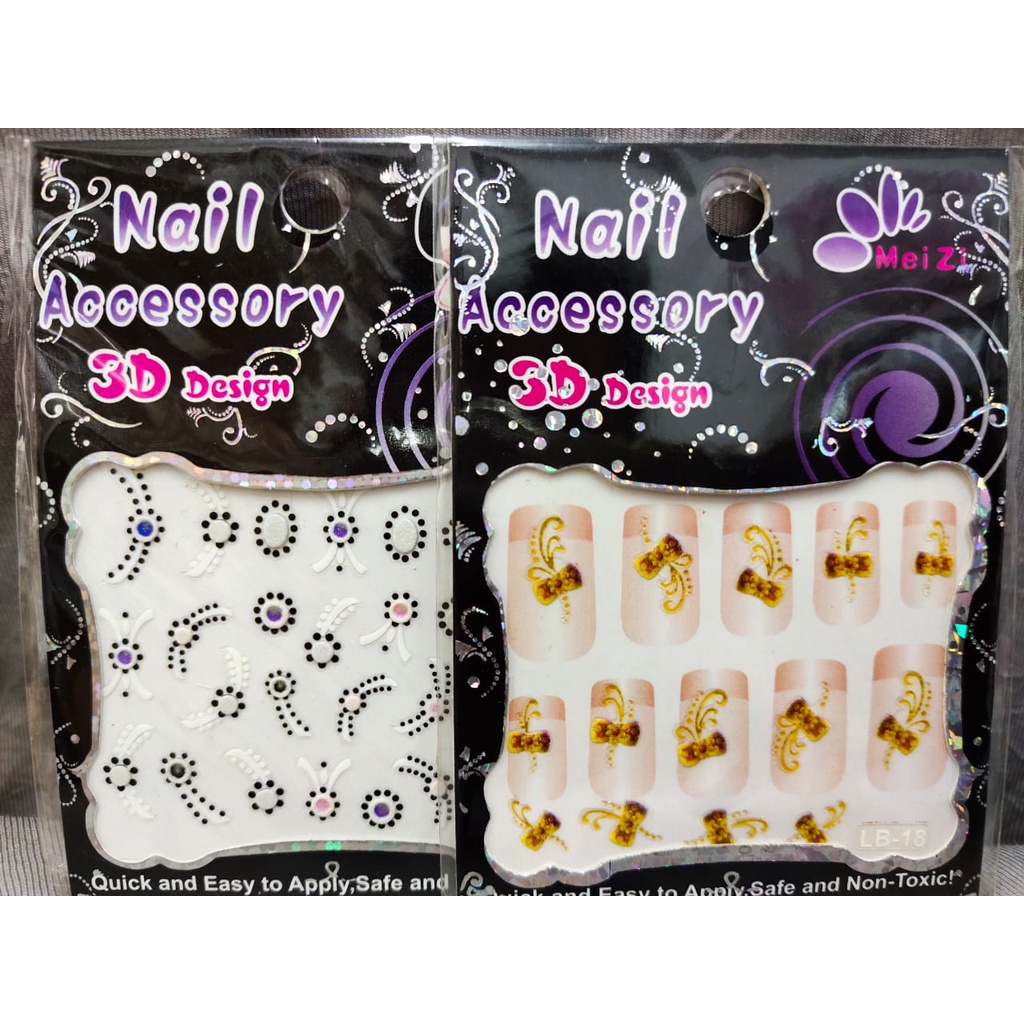 3D NAIL ART STICKER美贴纸 3D 立体甲贴纸