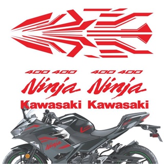 สติ๊กเกอร์ Kawasaki Ninja 400 สำหรับสติ๊กเกอร์ตกแต่งรถจักรยานยนต์ไวนิลสติกเกอร์กันน้ำ