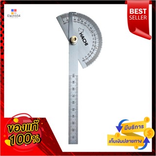 ROTARY ฉากวัดมุมตั้งองศา HACHI ขนาด 180 องศาROTARY PROTRACTOR RULER HACHI 180-DEGREE