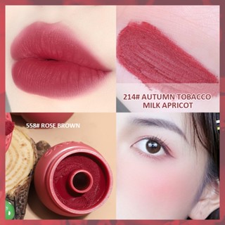 Novo Canned Lip Moisturizing Lipstick Velvet Matte Mousse Lip Gloss Waterproof Lasting Women Lip Makeup Korean Cosmetics