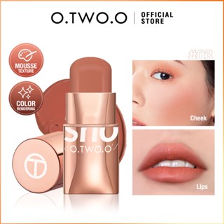 O.tw O.o 6สี3 In 1ลิปสติก Eye Shadow Powder Blusher Face Make Up Blush Stick Matte Beauty สำหรับผู้หญิง-FE