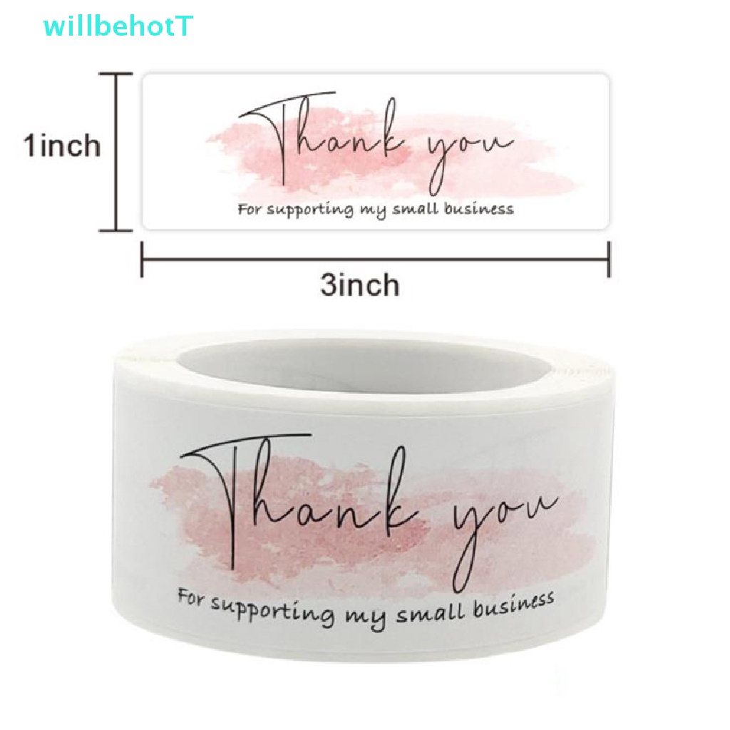 [WillbehotT] สติกเกอร์ฉลาก Thank You ขนาดเล็ก สําหรับติดตกแต่ง 120 ชิ้น ต่อม้วน [ใหม่]