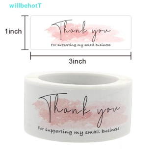 [WillbehotT] สติกเกอร์ฉลาก Thank You ขนาดเล็ก สําหรับติดตกแต่ง 120 ชิ้น ต่อม้วน [ใหม่]