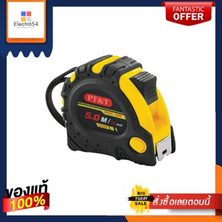 RUBBERIZED ตลับเมตรหุ้มยาง PT&amp;T-5025X 5 ม. x 25 มม.RUBBERIZED MEASURING TAPE PT&amp;T-5025X 5MX25MM