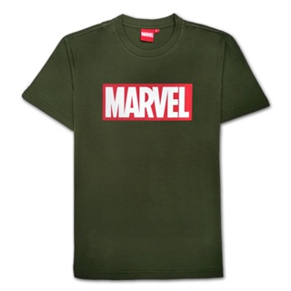 Marvel Genuine Men Avengers Block Short Sleeve Men T Shirt Lelaki Baju Lelaki Tshirt Cotton - Green VIM20646_04