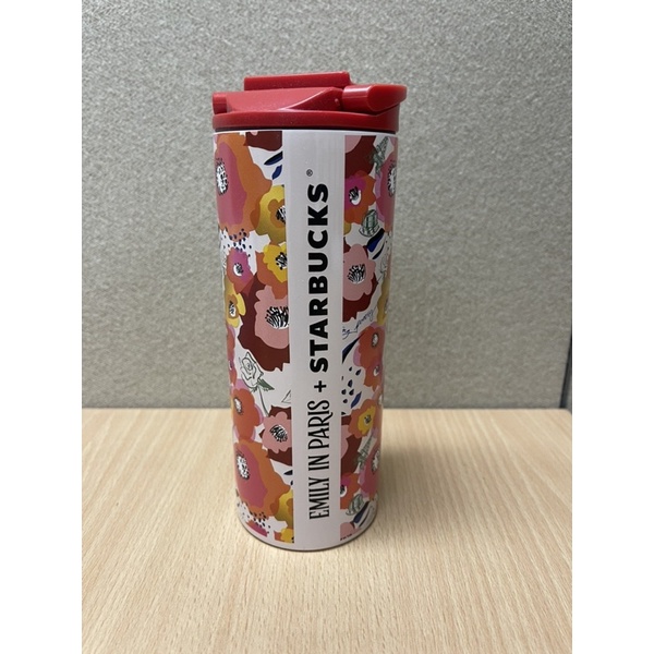 New💯% STARBUCKS ST-SS Floral Emily in Paris 12 OZ