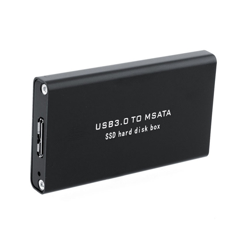 Msata to USB 3.0 SSD Enclosure ฮาร์ดไดรฟ์ภายนอกกล่องดิสก์สําหรับ 30x50 มม.30x30 มม.MSATA SSD