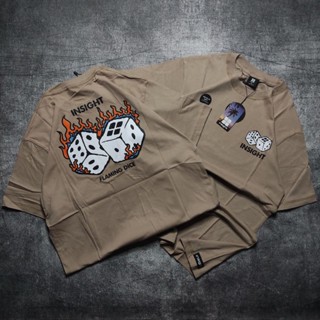 เสื้อยืด ลาย MOCCA Dice INSIGHT BROWN สําหรับผู้ชาย