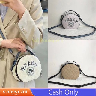 Coach CC729 CB870 กระเป๋าสะพายข้าง กระเป๋าผู้หญิง  กระเป๋าถือ Varsity Canteen womens shoulder bag sling bag