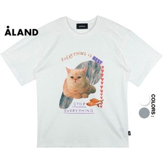 ALAND เสื้อยืดผู้หญิง ANDTHEOTHER CAT T-SHIRT