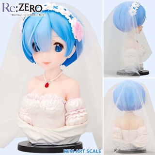 Figure ฟิกเกอร์ Re Zero Starting Life in Another World Yume Miru รี ซีโร่ รีเซทชีวิต ฝ่าวิกฤตต่างโลก Rem เรม ชุดแต่งงาน