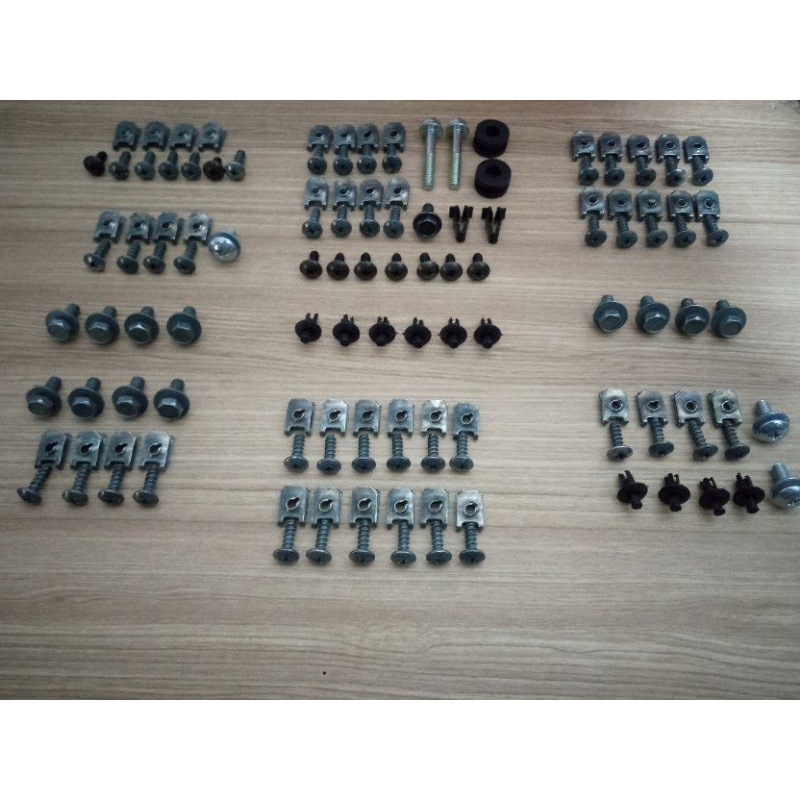 RK suzuky Skywave 125 สลักเกลียวตัวถัง suzuki Skywave 125 ครบชุดสลักเกลียว