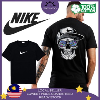 90% MEGA SALES NIKE SKULL 100% Cotton Tshirt T Shirt Tee Streetwear Men Women Unisex Baju Lelaki Wanita Perempuan_01