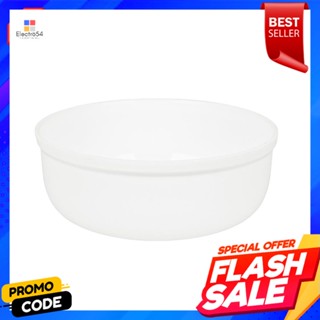 ROUND ขันน้ำกลม PLIM 18cm สีขาวROUND BOWL PLIM 18cm WHITE